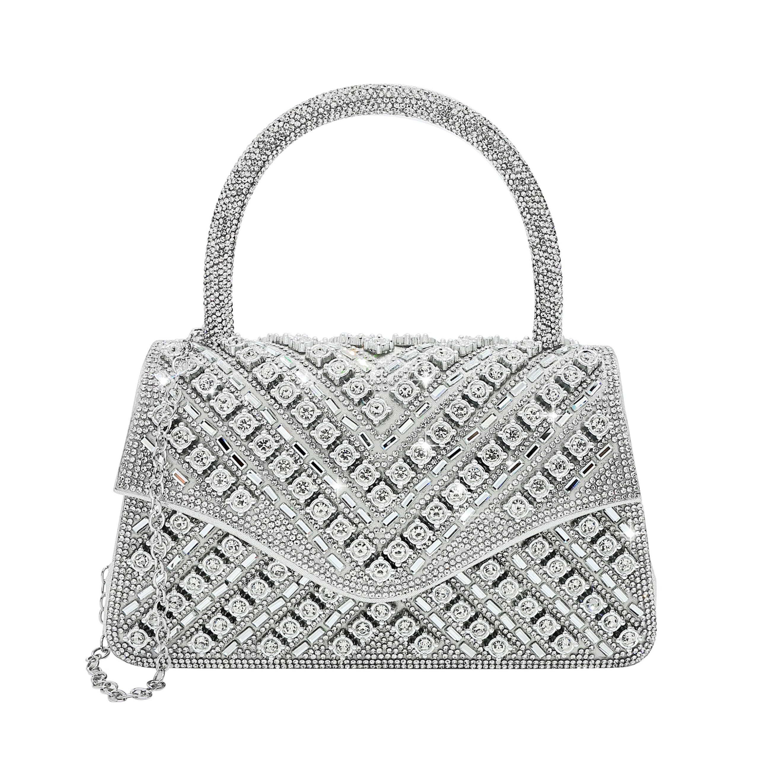 9338 Clutch Purses Sparkly Rhinestones Purses And Handbags For Wedding